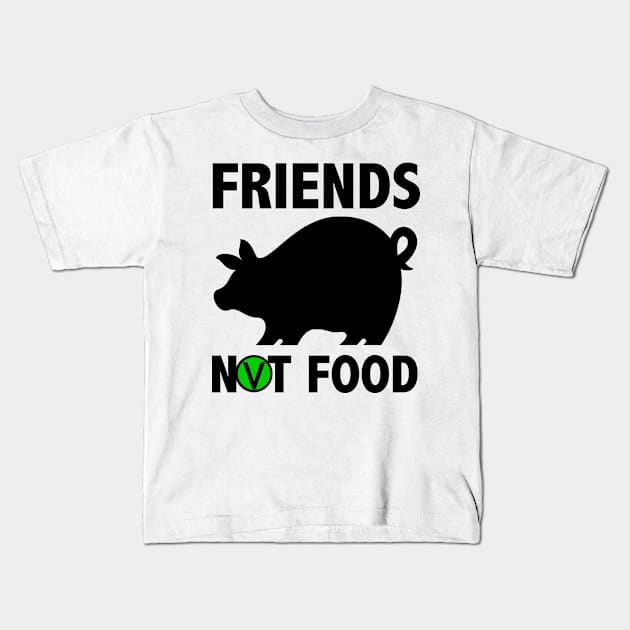 Friends Not Food Kids T-Shirt by seasonofdecay